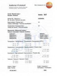 Комплект Testo 550 - Цифровой манометрический коллектор