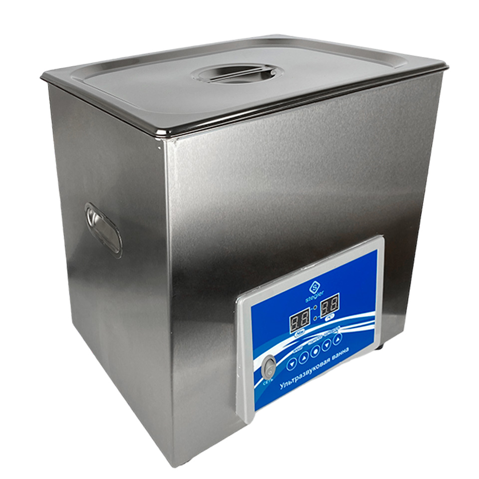 Ультразвуковая ванна (мойка) Stegler 10DT (10 л, 20-80°C, 240W)