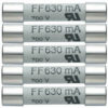 Комплект плавких предохранителей 630mA/600V (0590 0007)
