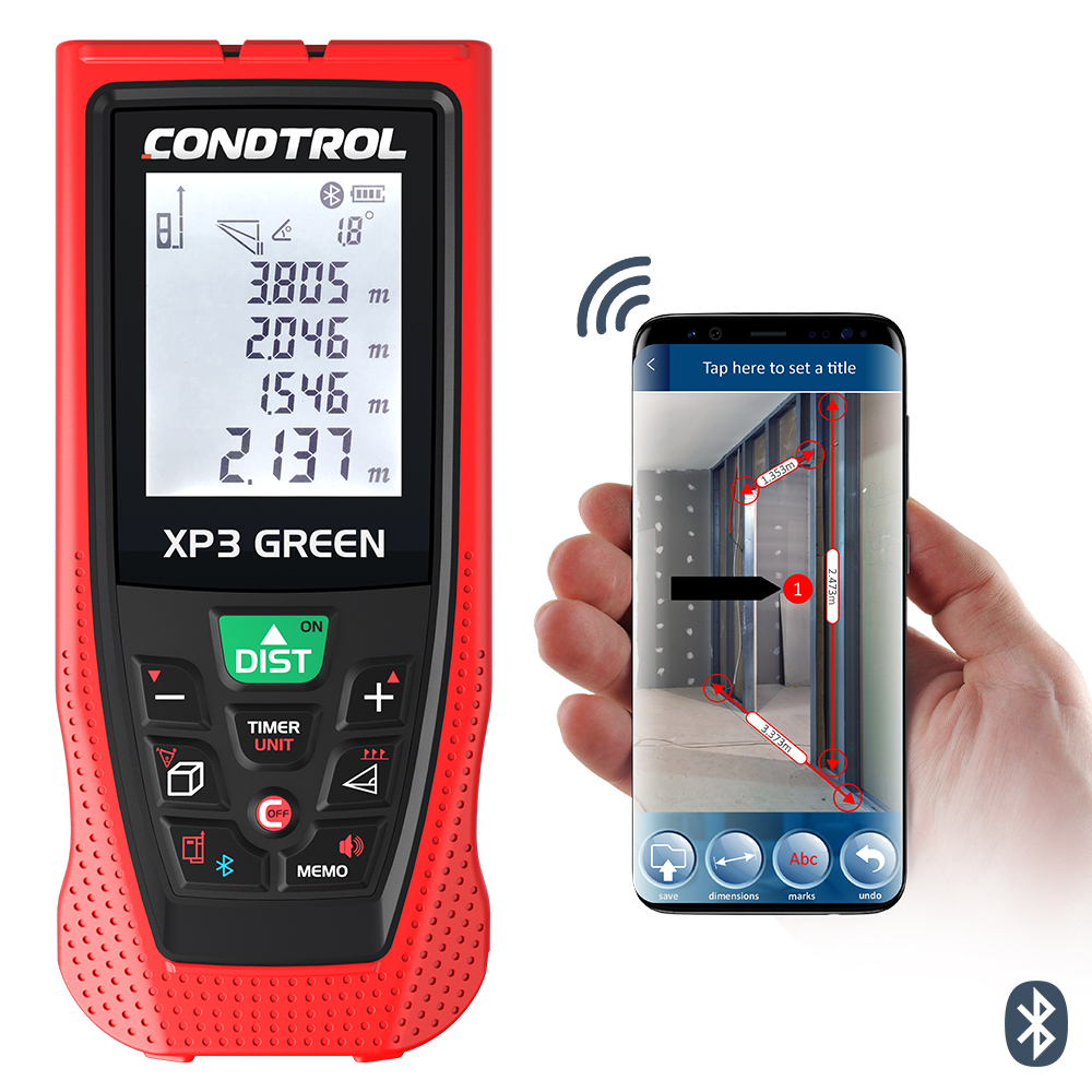 Лазерный дальномер Condtrol CONDTROL XP3 Green, 120 м