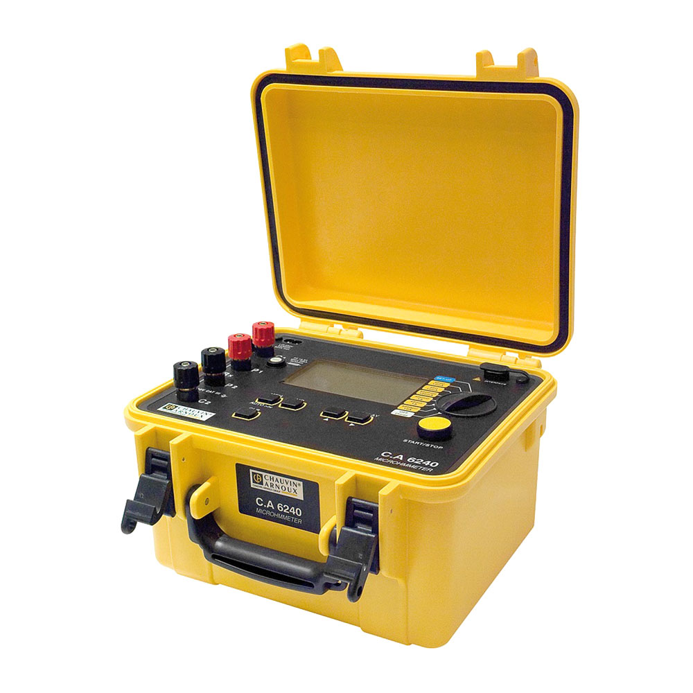 Сhauvin Аrnoux 6240 - микрометр цифровой, 1 мкОм, 10 А, RS-232